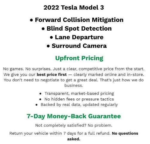 tesla model 3 2022 5YJ3E1EB1NF113169 image tesla model 3 2022 5YJ3E1EB1NF113169 image